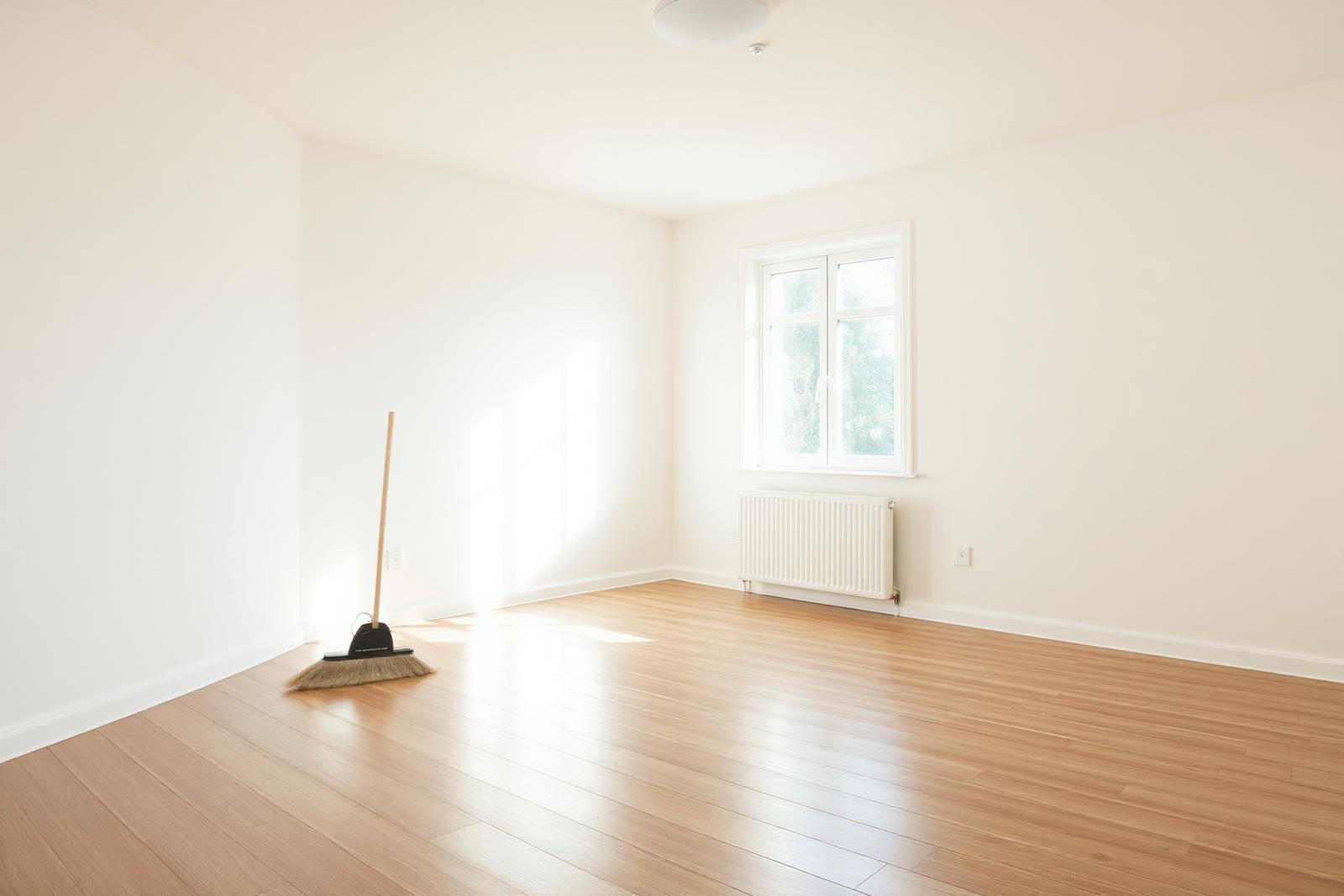 Besenrein übergebene Wohnung nach der Haushaltsauflösung